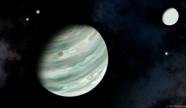 An artist’s impression of the TOI-763 planetary system. Image credit: Sci-News.com.