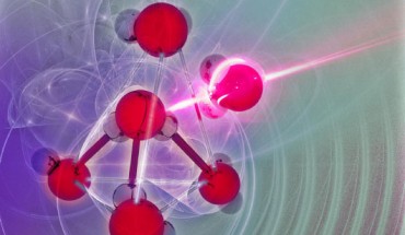 Kringle et al captured reversible changes in the structure of supercooled water using pulsed laser heating and infrared spectroscopy. Image credit: Timothy Holland, Pacific Northwest National Laboratory.