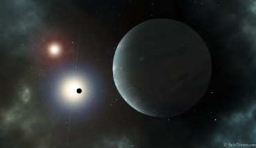 An artist’s impression of the Gliese 414 system. Image credit: Sci-News.com.