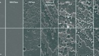 Knott et al. created a two-enzyme system for PET deconstruction, which employs one enzyme (PETase) to convert the polymer into soluble intermediates and another enzyme (MHETase) to produce the constituent PET monomers. This SEM image shows amorphous PET film after 96 h enzyme treatment at 30 degrees Celsius. Image credit: Knott et al., doi: 10.1073/pnas.2006753117.