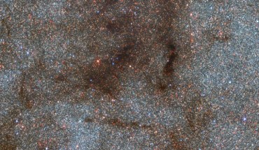 This image, taken with the Dark Energy Camera on the Victor M. Blanco 4-m telescope at the Cerro-Tololo Inter-American Observatory shows the centre of the Milky Way Galaxy. The image covers 0.5 by 0.25 degrees on the sky and contains over 180,000 stars, capturing a portion of our galaxy about 220 by 110 light-years across. Image credit: CTIO / NOIRLab / NSF / AURA / STScI / W. Clarkson, UM-Dearborn / C. Johnson, STScI / M. Rich, UCLA.