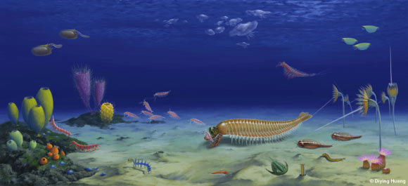 Life reconstruction of Kylinxia zhangi. Image credit: Diying Huang.