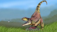 An artist’s impression of Rajasaurus narmadensis, a cousin of the newly-discovered abelisaurid dinosaur Niebla antiqua. Image credit: Bogdanov / CC BY-SA 3.0.