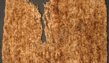 The 800-year-old turkey feather blanket from southeastern Utah. Image credit: Edge of the Cedars State Park Museum.