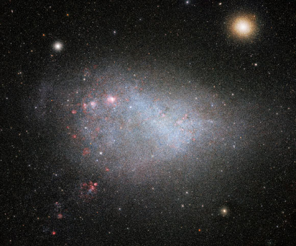 Part of the SMASH dataset showing what is arguably the best wide-angle view of the Small Magellanic Cloud to date. Image credit: CTIO / NOIRLab / NSF / AURA / SMASH / D. Nidever, Montana State University / Travis Rector, University of Alaska Anchorage / Mahdi Zamani & Davide de Martin.