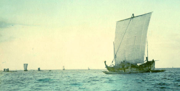 An ancient Japanese wooden sailing vessel. Image credit: Pratyeka / CC BY-SA 4.0.
