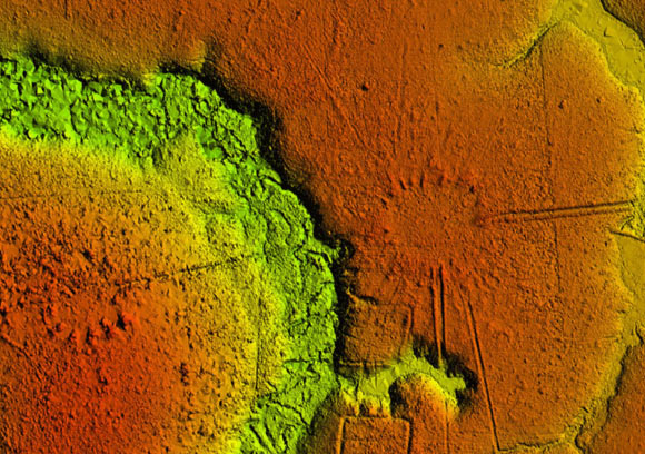 Detail of a circular mound village called Dona Maria with ‘twin’ village. Image credit: Iriarte et al., doi: 10.5334/jcaa.45.