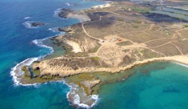 The archaeological site of Tel Dor, Israel. Image credit: Institute of Archaeology, Hebrew University of Jerusalem.