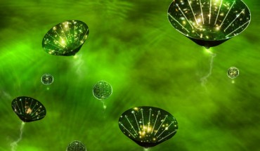 ‘Baby universes’ branching off of our Universe shortly after the Big Bang appear to us as black holes. Image credit: Kavli Institute for the Physics and Mathematics of the Universe.