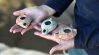 The Beit Nattif lamps. Image credit: Israel Antiquities Authority.