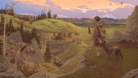 The first people to reach and disperse across the Americas did so in tandem with their dogs. Image credit: Ettore Mazza.