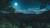 Casiraghi et al. show that on nights before a full moon, people sleep less and go to bed later on average. Image credit: Florian Kurz.