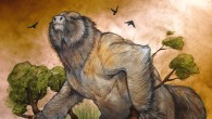 Life reconstruction of Megatherium. Image credit: Sebastián Rozadilla.