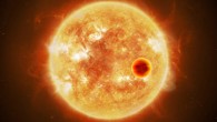 An artist’s impression of a hot-Jupiter exoplanet. Image credit: ESA / ATG Medialab / CC BY-SA 3.0 IGO.
