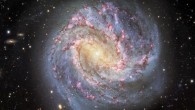 This DECam image shows Messier 83, a stunning face-on spiral galaxy located about 15 million light-years away in the southern constellation of Hydra. Its spiral arms are lined with dark lanes of dust and peppered with reddish, star-forming clouds of hydrogen gas. Image credit: CTIO / NOIRLab / DOE / NSF / AURA / M. Soraisam, University of Illinois / Travis Rector, University of Alaska Anchorage / Mahdi Zamani & Davide de Martin.