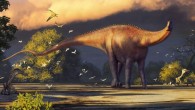 Life reconstruction of Dzharatitanis kingi. Image credit: Alexander Averianov.