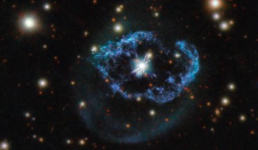 This composite image by Hubble and Pan-STARRS1 telescopes shows Abell 78, a planetary nebula located 5,000 light-years away in the constellation of Cygnus. Image credit: NASA / ESA / Hubble / M. Guerrero / Judy Schmidt, www.geckzilla.com.