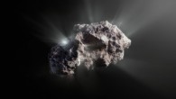 An artist’s impression of what the surface of the interstellar comet 2I/Borisov might look like. Image credit: ESO / M. Kormesser.