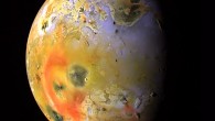 This global view of Io was obtained in January 1999 by NASA’s Galileo spacecraft. Image credit: NASA / JPL / University of Arizona.