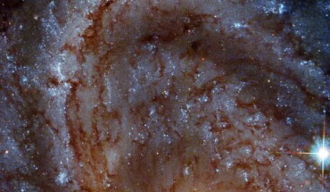 This Hubble image shows NGC 4603, a spiral galaxy some 107 million light-years away in the constellation of Centaurus. Image credit: NASA / ESA / Hubble / J. Maund.