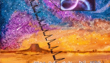 An artist’s impression of one of 256 tiles of the Murchison Widefield Array observing a pulsar. Image credit: Dilpreet Kaur / ICRAR / Curtin University.