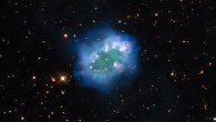 This Hubble image shows the Necklace Nebula, a planetary nebula some 15,000 light-years away in the constellation of Sagitta. Image credit: NASA / ESA / Hubble / K. Noll.