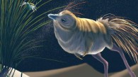 Life reconstruction of Shuvuuia deserti. Image credit: Viktor Radermaker.