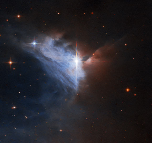 This Hubble image shows the emission nebula NGC 2313. Image credit: NASA / ESA / Hubble / R. Sahai.
