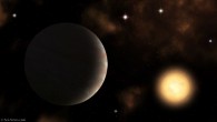 An artist’s impression of the sub-Neptune exoplanet TOI-220b and its host star. Image credit: Sci-News.com.