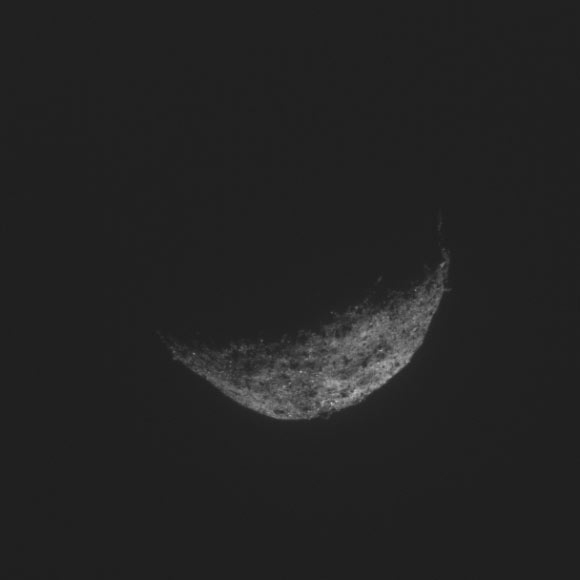 This image of the near-Earth asteroid Bennu was captured on April 9, 2021, by NASA’s OSIRIS-REx spacecraft. Image credit: NASA / NASA’s Goddard Space Flight Center / University of Arizona.