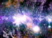 This panorama shows the central region of the Milky Way Galaxy. It builds on previous surveys from NASA’s Chandra X-ray Observatory and other telescopes, and expands Chandra’s high-energy view farther above and below the plane of the Galaxy than previous imaging campaigns. X-rays from Chandra are orange, green, and purple, showing different X-ray energies, and the radio data from MeerKAT are gray. Image credit: NASA / CXC / UMass / Q.D. Wang / NRF / SARAO / MeerKAT.