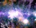 This panorama shows the central region of the Milky Way Galaxy. It builds on previous surveys from NASA’s Chandra X-ray Observatory and other telescopes, and expands Chandra’s high-energy view farther above and below the plane of the Galaxy than previous imaging campaigns. X-rays from Chandra are orange, green, and purple, showing different X-ray energies, and the radio data from MeerKAT are gray. Image credit: NASA / CXC / UMass / Q.D. Wang / NRF / SARAO / MeerKAT.