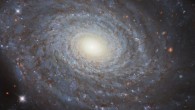 This Hubble image shows the spiral galaxy NGC 691. The image includes optical and infrared observations from Hubble’s Wide Field Camera 3 (WFC3) instrument. Four filters were used to sample various wavelengths. The color results from assigning different hues to each monochromatic image associated with an individual filter. Image credit: NASA / ESA / Hubble / A. Riess / M. Zamani.