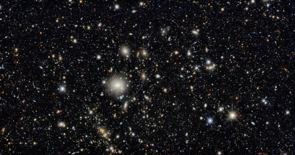 This deep field image from the Dark Energy Survey is teeming with galaxies; in fact, nearly every single object in this image is a galaxy; some exceptions include a couple of dozen asteroids as well as a few handfuls of foreground stars in our own Milky Way Galaxy. Image credit: Dark Energy Survey / DOE / FNAL / DECam / CTIO / NOIRLab / NSF / AURA / T.A. Rector, University of Alaska Anchorage & NOIRLab / M. Zamani, NOIRLab / D. de Martin, NOIRLab.