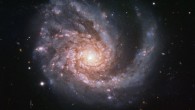 This image, taken by the FORS2 instrument on ESO’s Very Large Telescope, shows the grand design spiral galaxy Messier 99. It is based on data obtained through four filters. The color results from assigning different hues to each monochromatic image associated with an individual filter. Image credit: ESO.