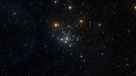 The open star cluster NGC 2516. Image credit: Centre de Données astronomiques de Strasbourg / SIMBAD / DSS2.