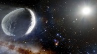 This illustration shows comet Bernardinelli-Bernstein as it might look in the outer Solar System. Image credit: NOIRLab / NSF / AURA / J. da Silva.