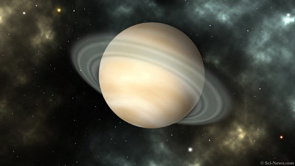An artist’s rendition of the hot-Jupiter exoplanet TOI-1789b. Image credit: Sci-News.com.