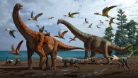 Life reconstruction of Silutitan sinensis (left) and Hamititan xinjiangensis (right). Image credit: Chuang Zhao & Xiaolin Wang.