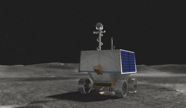 An illustration of NASA’s VIPER lunar rover. Image credit: NASA / Ames Research Center / Daniel Rutter.