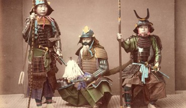 Japanese samurai in armor, print by Kusakabe Kimbei, 1870s. Image credit: Getty’s Open Content Program.