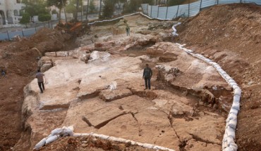 The 2,000-year-old quarry in Jerusalem, Israel. Image credit: Shai Halevi / Israel Antiquities Authority.