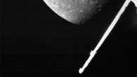 The Mercury Transfer Module’s Monitoring Camera 2 captured this image at 23:44:12 UTC, when the spacecraft was about 2,418 km from Mercury. Image credit: ESA / BepiColombo / MTM / CC BY-SA 3.0 IGO.
