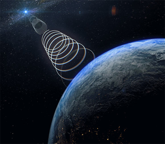An artist’s impression of the ASKAP J173608.2-321635 source. Image credit: Sebastian Zentilomo.