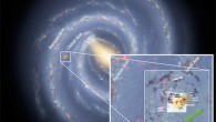 Illustrated map of Milky Way Galaxy shown with the position and size of proposed filaments; inset shows a more detailed view of the Local environments, and the position of Local Bubble and various nearby dust clouds. Image credit: NASA / JPL-Caltech / R. Hurt, SSC & Caltech / J. West.