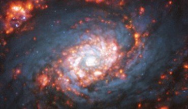 This image from ESO’s Very Large Telescope shows the central region of NGC 5248, a spiral galaxy located some 59 million light-years away in the constellation of Boötes. Image credit: ESO / VLT / MUSE / TIMER Survey.