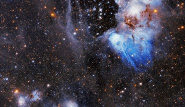 This Hubble image shows N44, an emission nebula located 170,000 light-years away in the southern constellation of Dorado. Image credit: NASA / ESA / Hubble / Ksoll et al. / Gladys Kober, NASA & Catholic University of America.