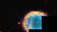 This Hubble image shows the planetary nebula NGC 2438. Image credit: NASA / ESA / Knoll et al. / Gladys Kober, NASA & Catholic University of America.