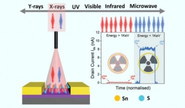 Tin monosulfide nanosheets possess high photon absorption coefficients, allowing them to be used in making ultrathin soft X-ray detectors with high sensitivity and a rapid response time. Image credit: Shabbir et al., doi: 10.1002/adfm.202105038.