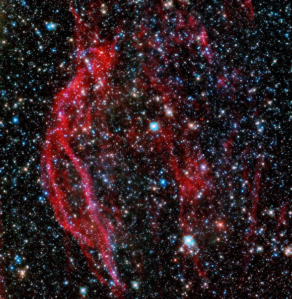 This Hubble image shows DEM L249, a remnant of Type Ia supernova located some 160,000 light-years away in the constellation of Mensa. Image credit: NASA / ESA / Hubble / Y. Chou, Institute of Astronomy and Astrophysics, Academia Sinica / Gladys Kober, NASA & Catholic University of America.
